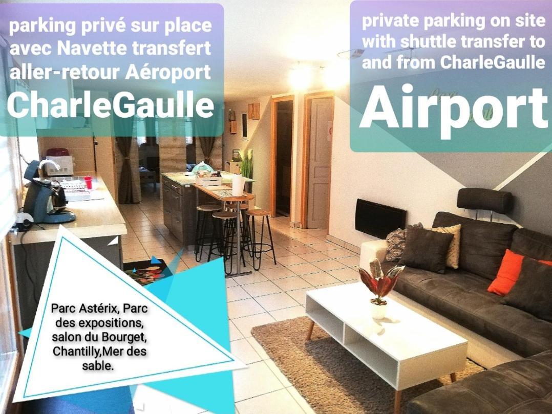 La Casa Family Apartment Marly-la-Ville Bagian luar foto